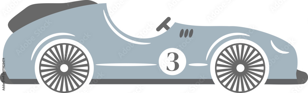 Race Car - Graphic Vector Illustration Race Car - Graphic Vector Illustration