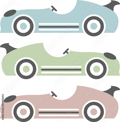 Race Car - Graphic Vector Illustration 