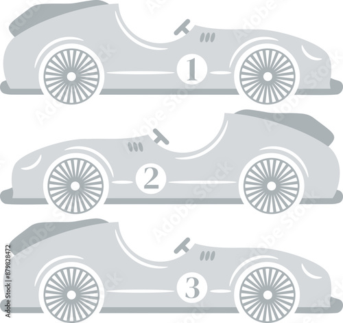 Race Car - Graphic Vector Illustration 