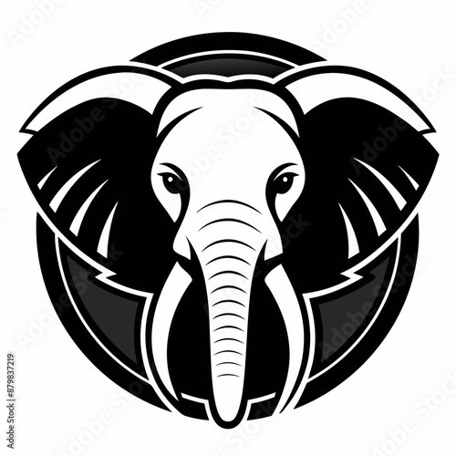 Wallpaper Mural elephant vector and illustration Torontodigital.ca