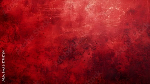 Abstract background with a texture of red brushed metal