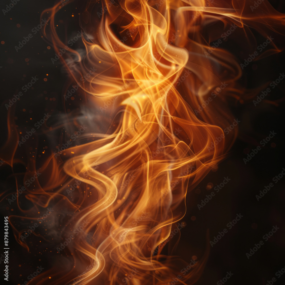 realistic flames on a black background to use in graphic design a bit more scarce flames.generative ai realistic flames on a black background to use in graphic design a bit more scarce flames.generative ai