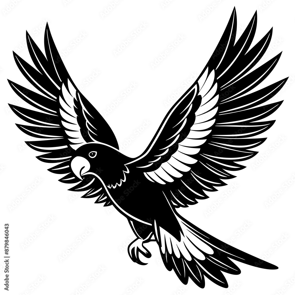 eclectus-parrot-bird-flies-icon-vector eclectus-parrot-bird-flies-icon-vector