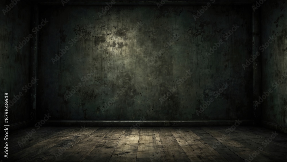 Grunge old dark empty room with copy space Grunge old dark empty room with copy space