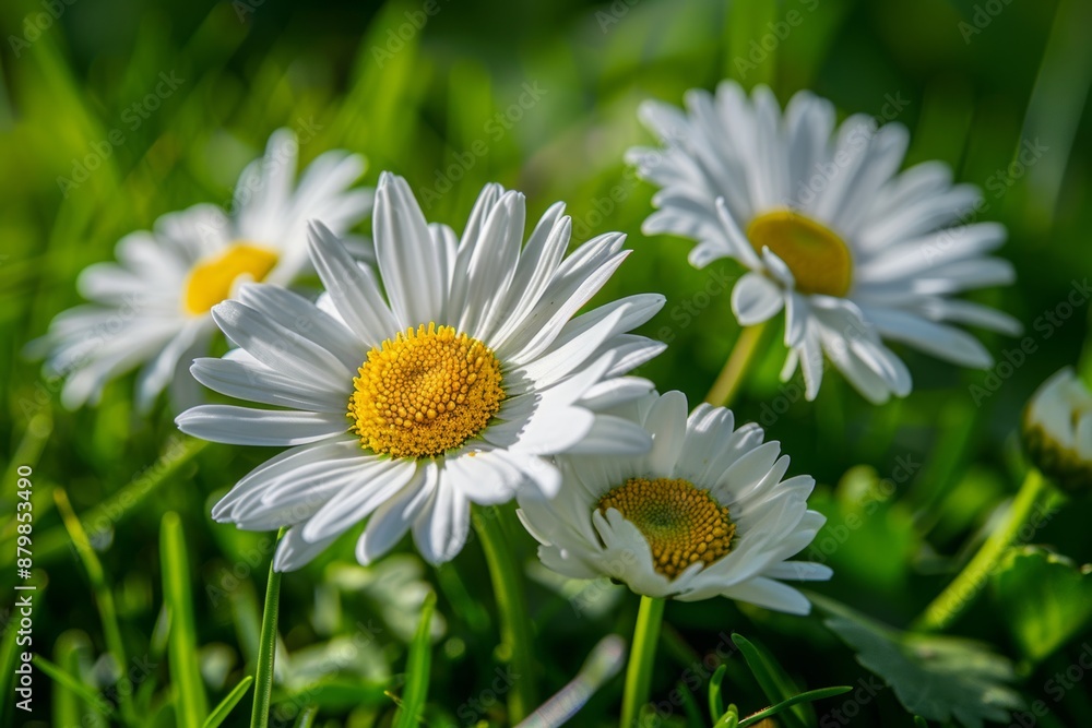 Thai water-dropped white flowers