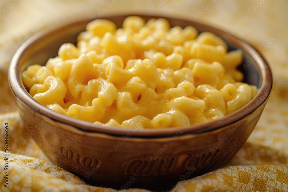 Homemade Macaroni And Cheese. Comfort Food Pasta Dinner, Horizontal Photo Homemade Macaroni And Cheese. Comfort Food Pasta Dinner, Horizontal Photo
