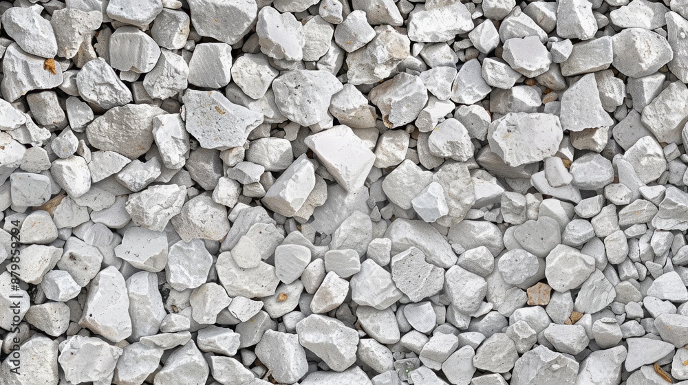Gravel Seamless. Plain White Texture Background from Above with Small Rock Texture Gravel Seamless. Plain White Texture Background from Above with Small Rock Texture