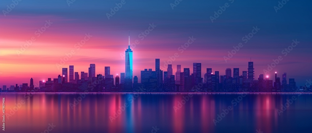 Current advanced cityscape powered by renewable energy, smart grid, sleek architecture, digital art, ultrarealistic, bright hues Current advanced cityscape powered by renewable energy, smart grid, sleek architecture, digital art, ultrarealistic, bright hues