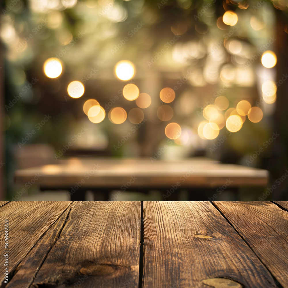 Empty table mockup on beautiful background for branding product presentation Empty table mockup on beautiful background for branding product presentation