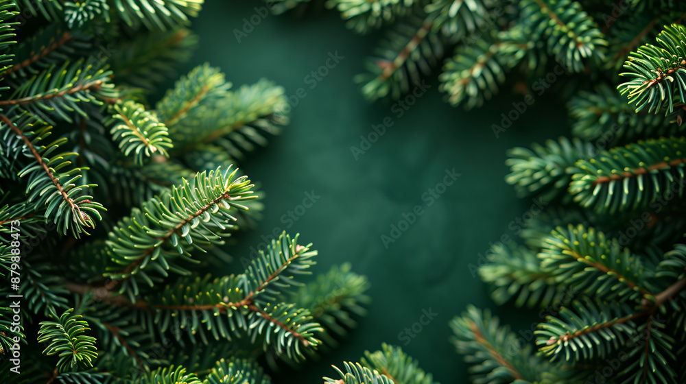 Background of Christmas tree branches Background of Christmas tree branches