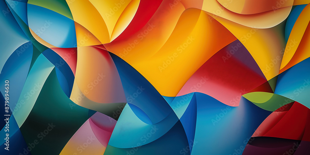 Colorful Abstract Geometric Shapes Colorful Abstract Geometric Shapes