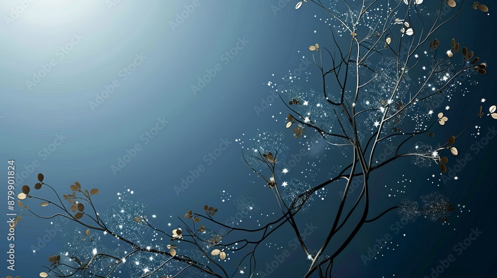 Blue background with a technological design in vector format Blue background with a technological design in vector format