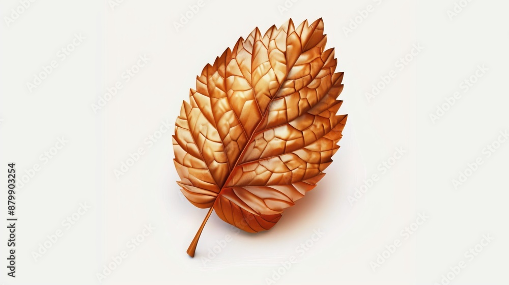 Design a leaf-shaped background icon.