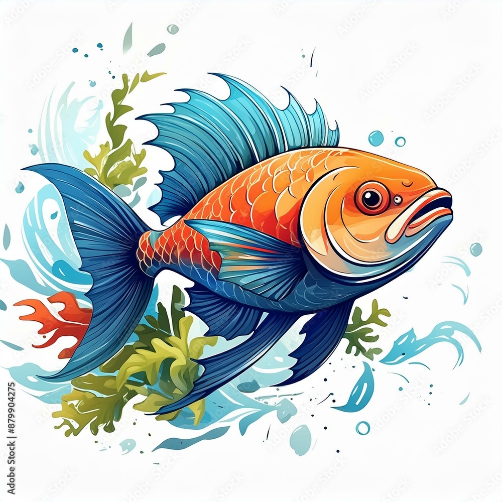 illustration of fish illustration of fish