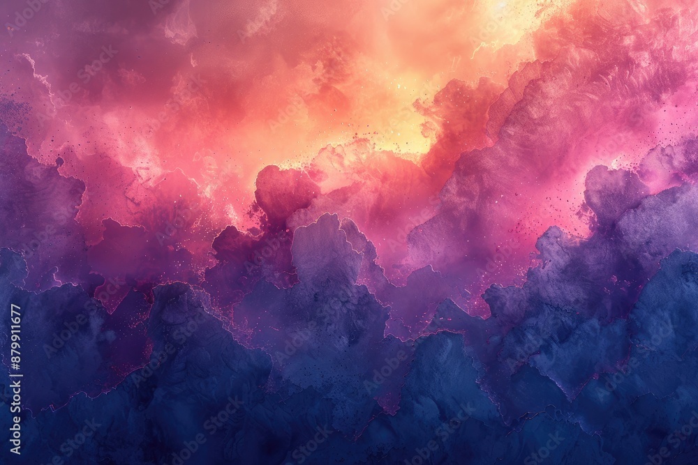 Naklejka premium Watercolor Wash soft watercolor wash background