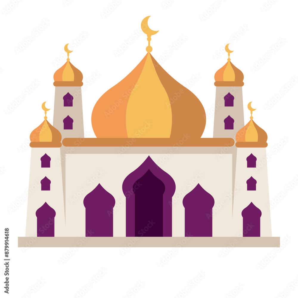 Fototapeta premium islamic holy mosque building