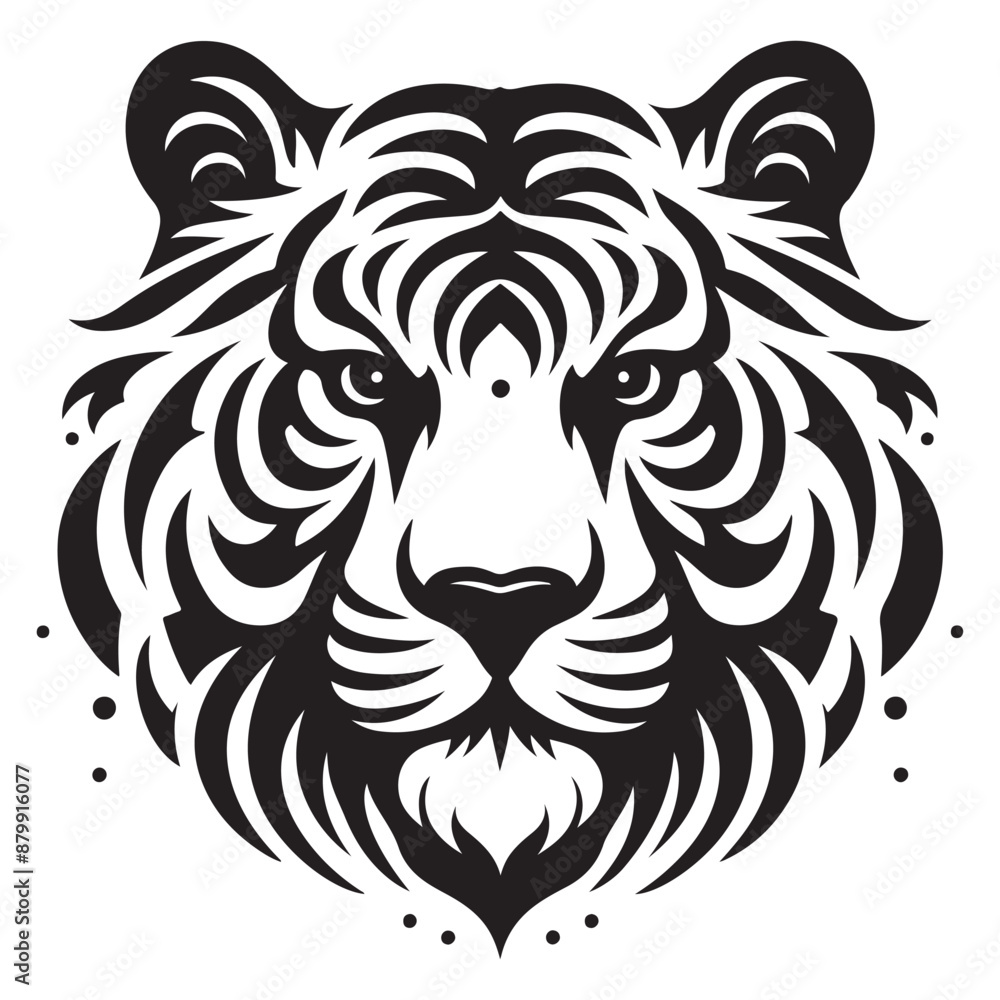 Tiger Silhouette Vector Tiger Silhouette Vector
