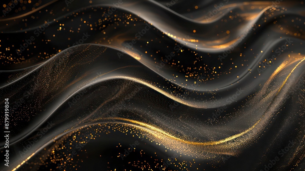 A black background with a grunge texture, adorned with sleek golden lines, exuding a luxurious black and gold aesthetic A black background with a grunge texture, adorned with sleek golden lines, exuding a luxurious black and gold aesthetic