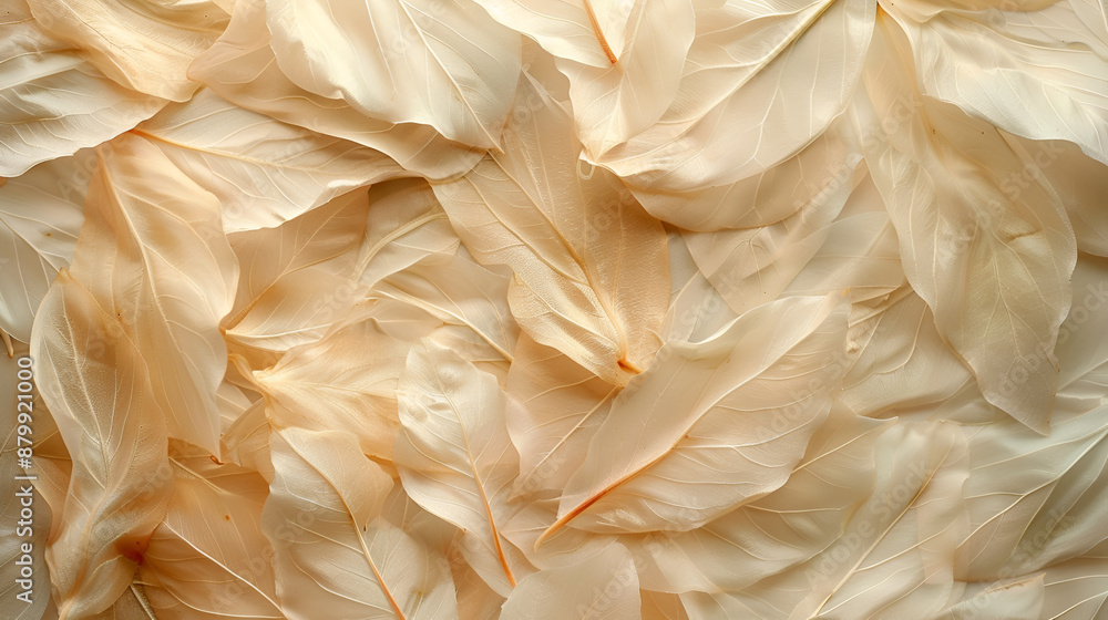 Abstract natural background or wallpaper featuring beige transparent leaves with natural texture and flower petals. aesthetically pleasing macro texture, neutral hue image with leaf veins, and botanic Abstract natural background or wallpaper featuring beige transparent leaves with natural texture and flower petals. aesthetically pleasing macro texture, neutral hue image with leaf veins, and botanic