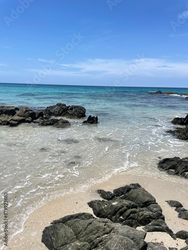 beach and rocks