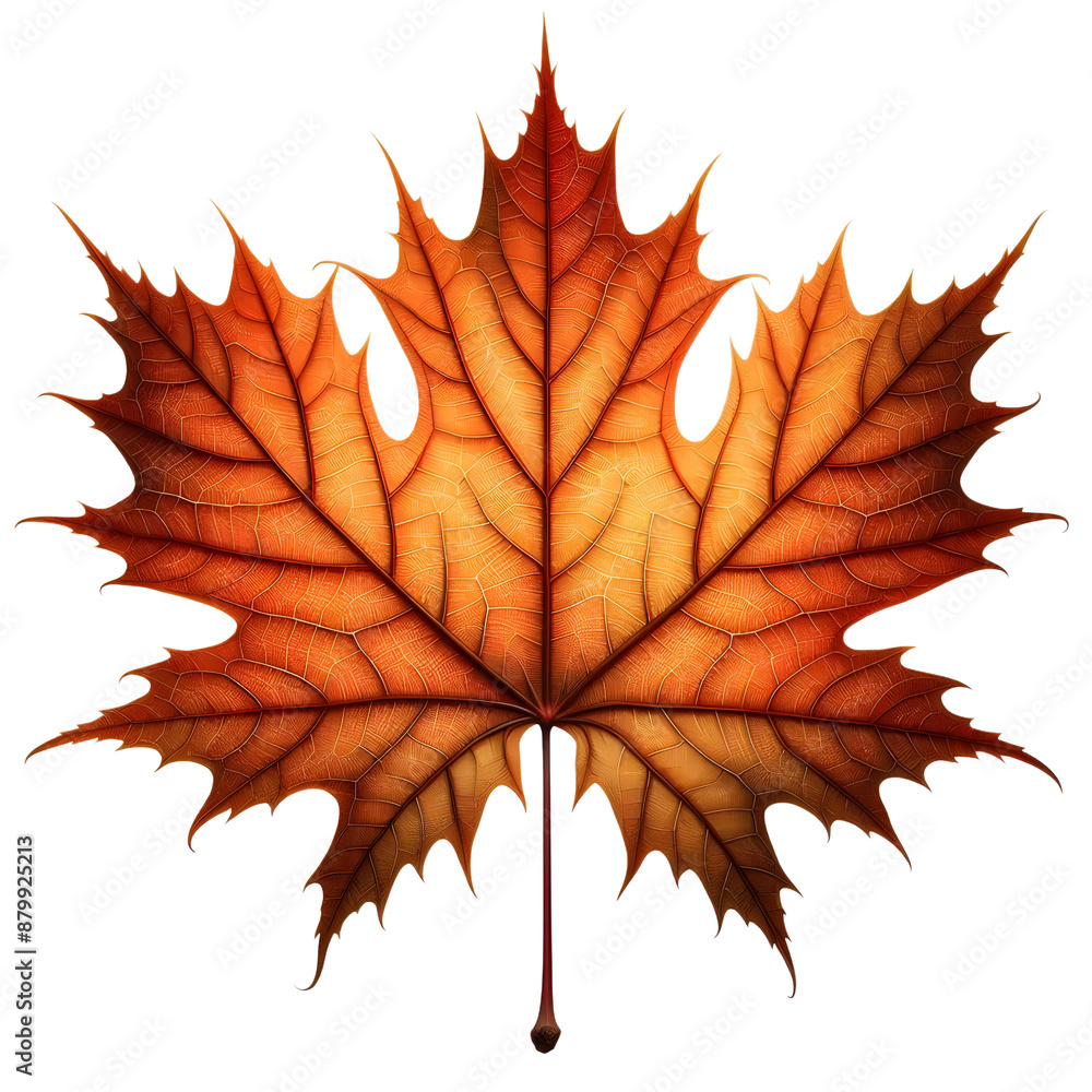 Obraz premium Maple Leaf Isolated on transparent Background