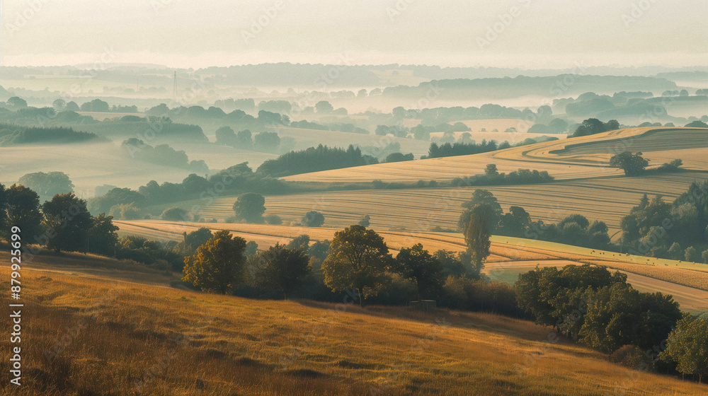 Fototapeta premium Scenic meadow and trail