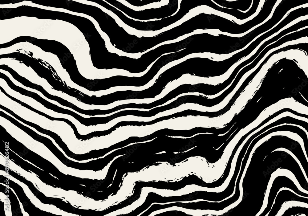 Vector marble texture. Abstract background. Abstract horizontal background with waves. Trendy vector illustration in style retro 60s, 70s. Vector marble texture. Abstract background. Abstract horizontal background with waves. Trendy vector illustration in style retro 60s, 70s.