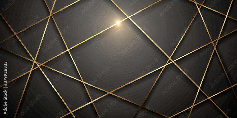 Create a background with subtle gold lines intersecting on a black matte background Create a background with subtle gold lines intersecting on a black matte background