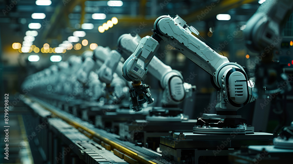 Robot arms from smart industries for production in digital factories Robot arms from smart industries for production in digital factories