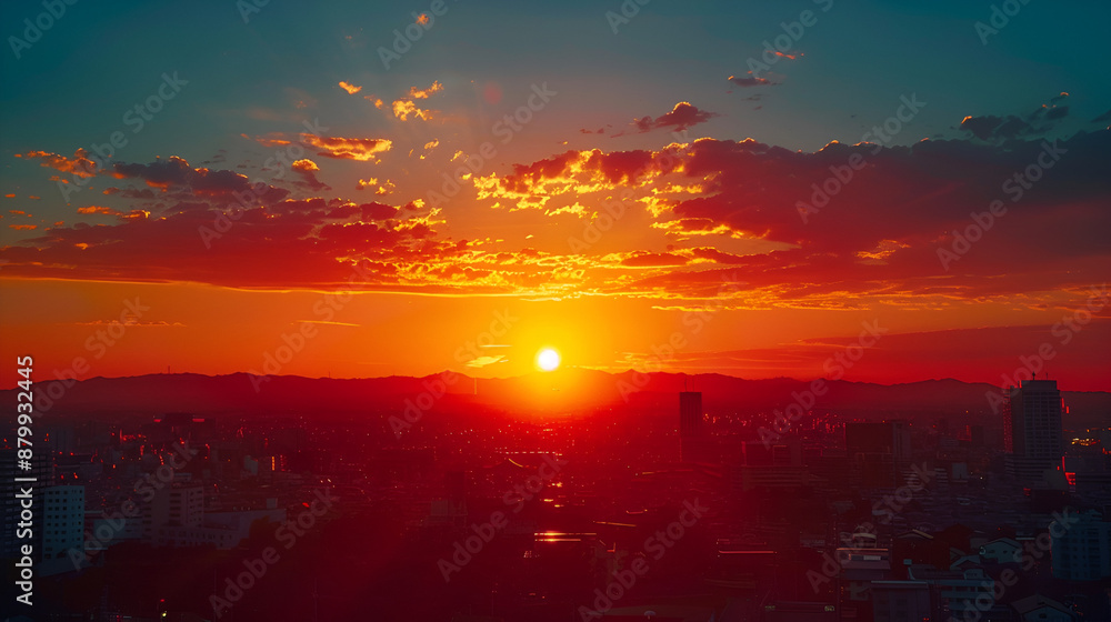 View of the sunset View of the sunset
