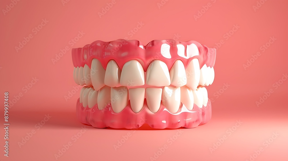 Obraz premium Teeth concept background