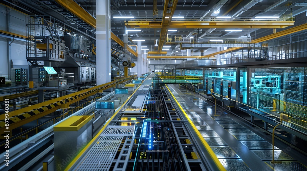 Smart machines and AI power factories to work more efficiently, using 5G, big data, and the latest technologies to improve productivity and output. Smart machines and AI power factories to work more efficiently, using 5G, big data, and the latest technologies to improve productivity and output.