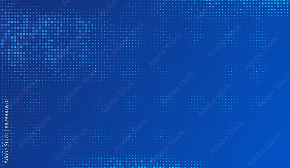 Blue tech finance background abstract pixel element network. Abstract business tech science background.