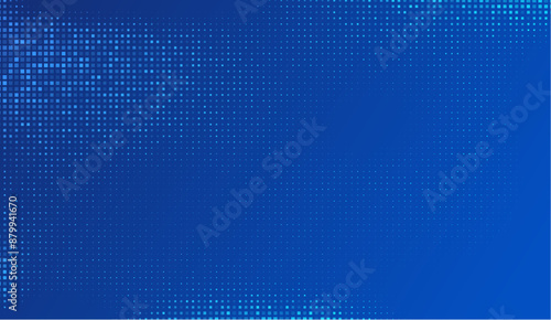 Blue tech finance background abstract pixel element network. Abstract business tech science background.