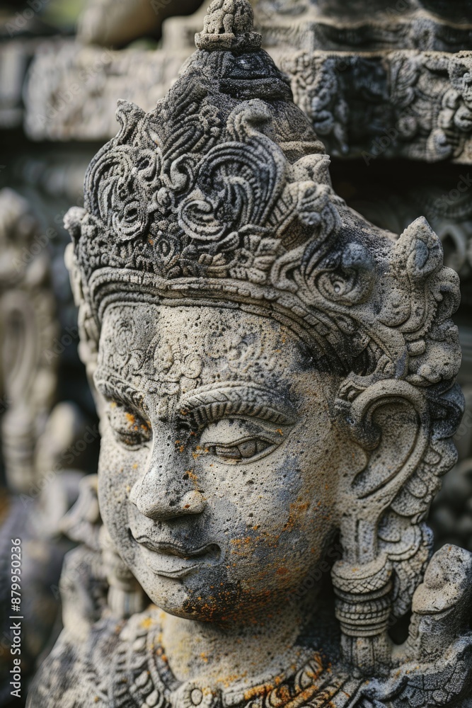 Statue of woman with crown on her head Statue of woman with crown on her head
