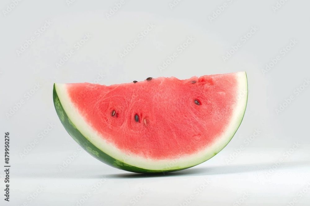 High-resolution images of watermelon with a white background. Beautiful simple AI generated image in 4K, unique. High-resolution images of watermelon with a white background. Beautiful simple AI generated image in 4K, unique.