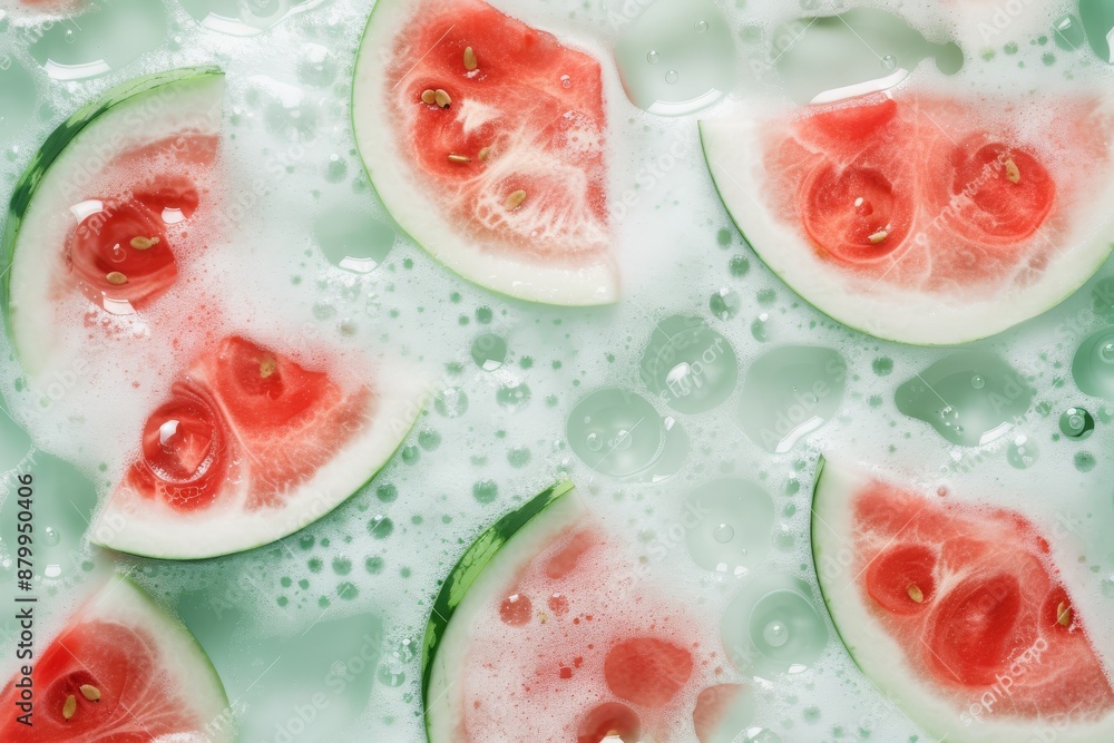 High-resolution images of watermelon with a white background. Beautiful simple AI generated image in 4K, unique. High-resolution images of watermelon with a white background. Beautiful simple AI generated image in 4K, unique.