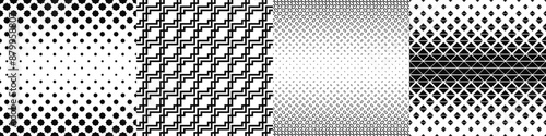 Black and white pattern collection