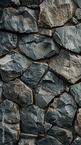 Close up of rough stone wall background natural stone texture concept