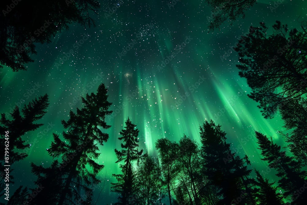 Enchanting northern lights the wonders of aurora borealis displaying magical dance in the sky Enchanting northern lights the wonders of aurora borealis displaying magical dance in the sky