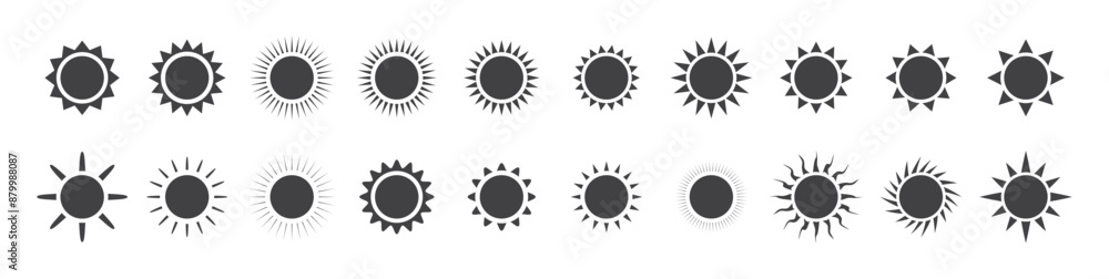 sun icon set. sun vector. sunshine icon set. sunlight effect. yellow sun symbol. sunshine vector sign collection. transparent background. heat. circle pattern. vector illustration. sun icon set. sun vector. sunshine icon set. sunlight effect. yellow sun symbol. sunshine vector sign collection. transparent background. heat. circle pattern. vector illustration.