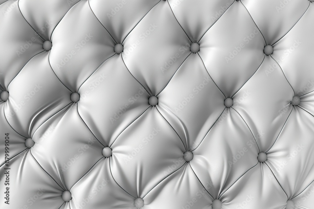 A close up of a white fabric with a pattern of dots. The dots are arranged in a diamond shape A close up of a white fabric with a pattern of dots. The dots are arranged in a diamond shape