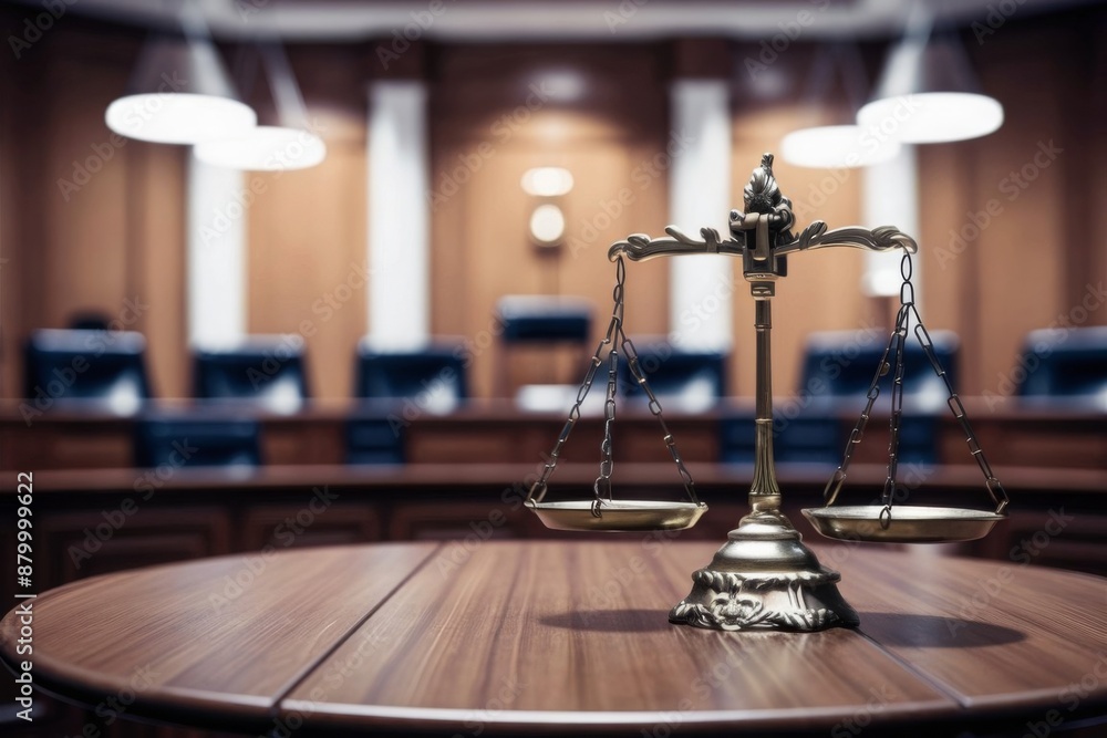 Decorative Scales of Justice
