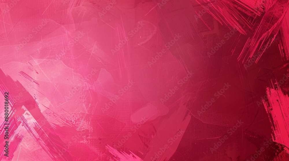 Obraz premium Abstract Pink and Crimson Brushstroke Background