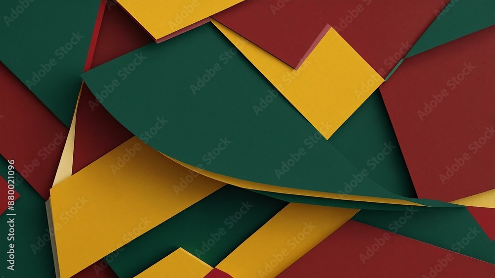 abstract color palette wallpaper with ruby red mustard background Stock ...