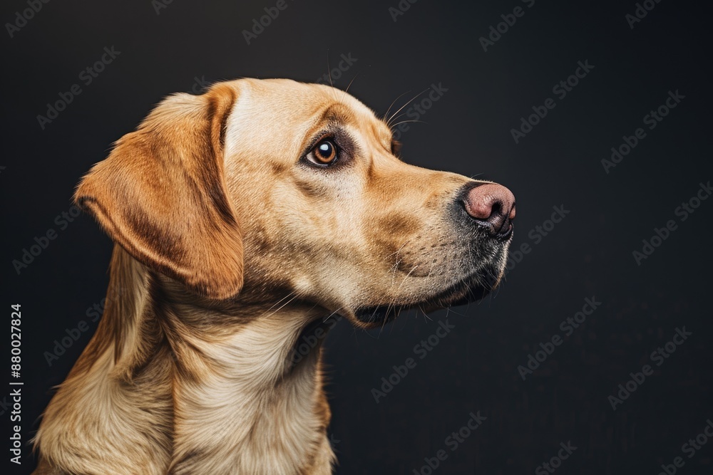 Minimalistic dog image against a plain background, ready for personalized additions Minimalistic dog image against a plain background, ready for personalized additions