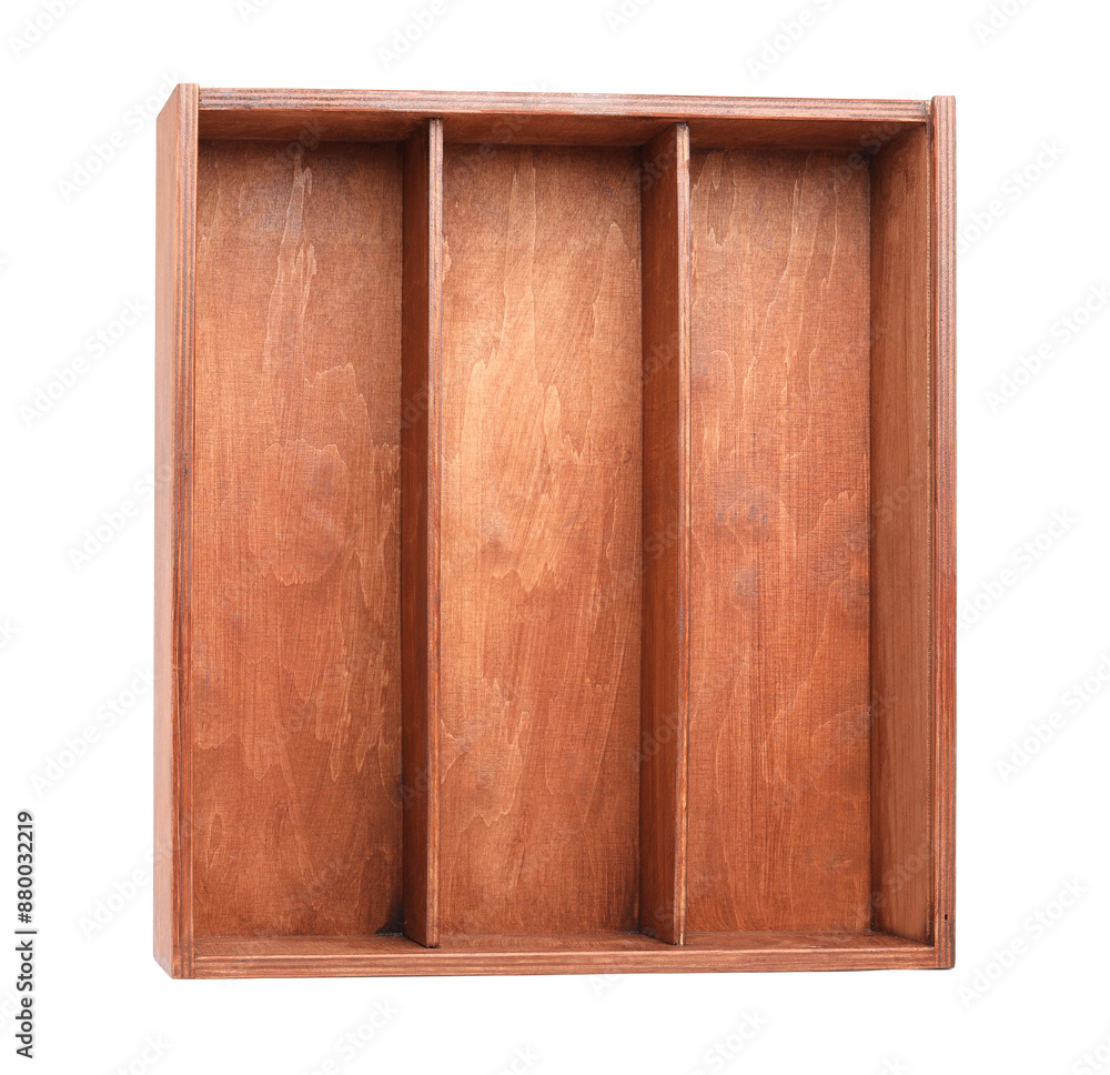 Open wooden wine box isolated on white Open wooden wine box isolated on white