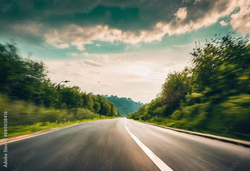 Speeding Down the Highway Rear View Mirror Reflections Speeding Down the Highway Rear View Mirror Reflections