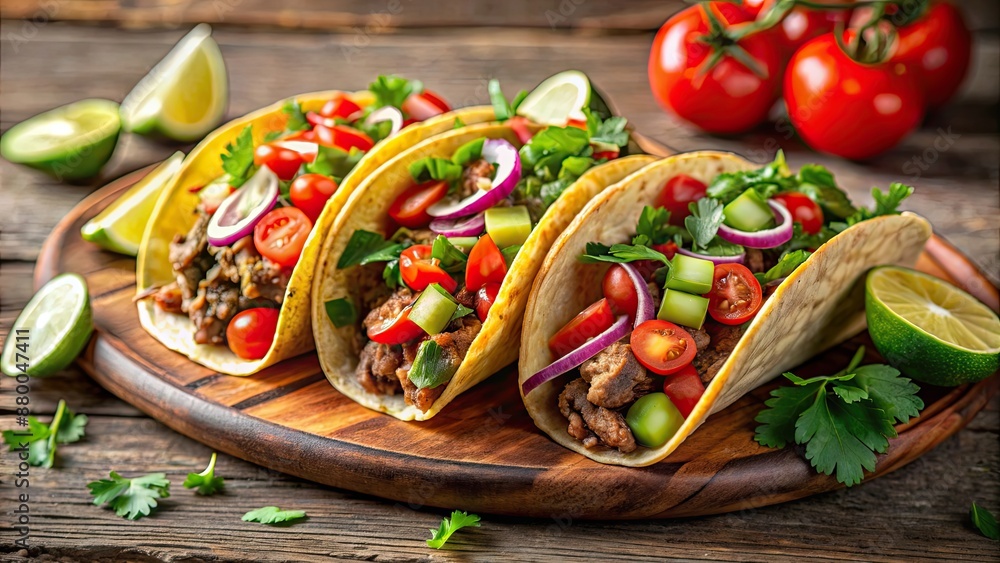 Fresh and delicious Mexican beef tacos with tomatoes, avocado, chilli, and onions , Mexican, tacos, beef, tomatoes, avocado Fresh and delicious Mexican beef tacos with tomatoes, avocado, chilli, and onions , Mexican, tacos, beef, tomatoes, avocado
