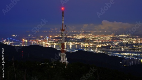 Night view of Ulsan, Korea